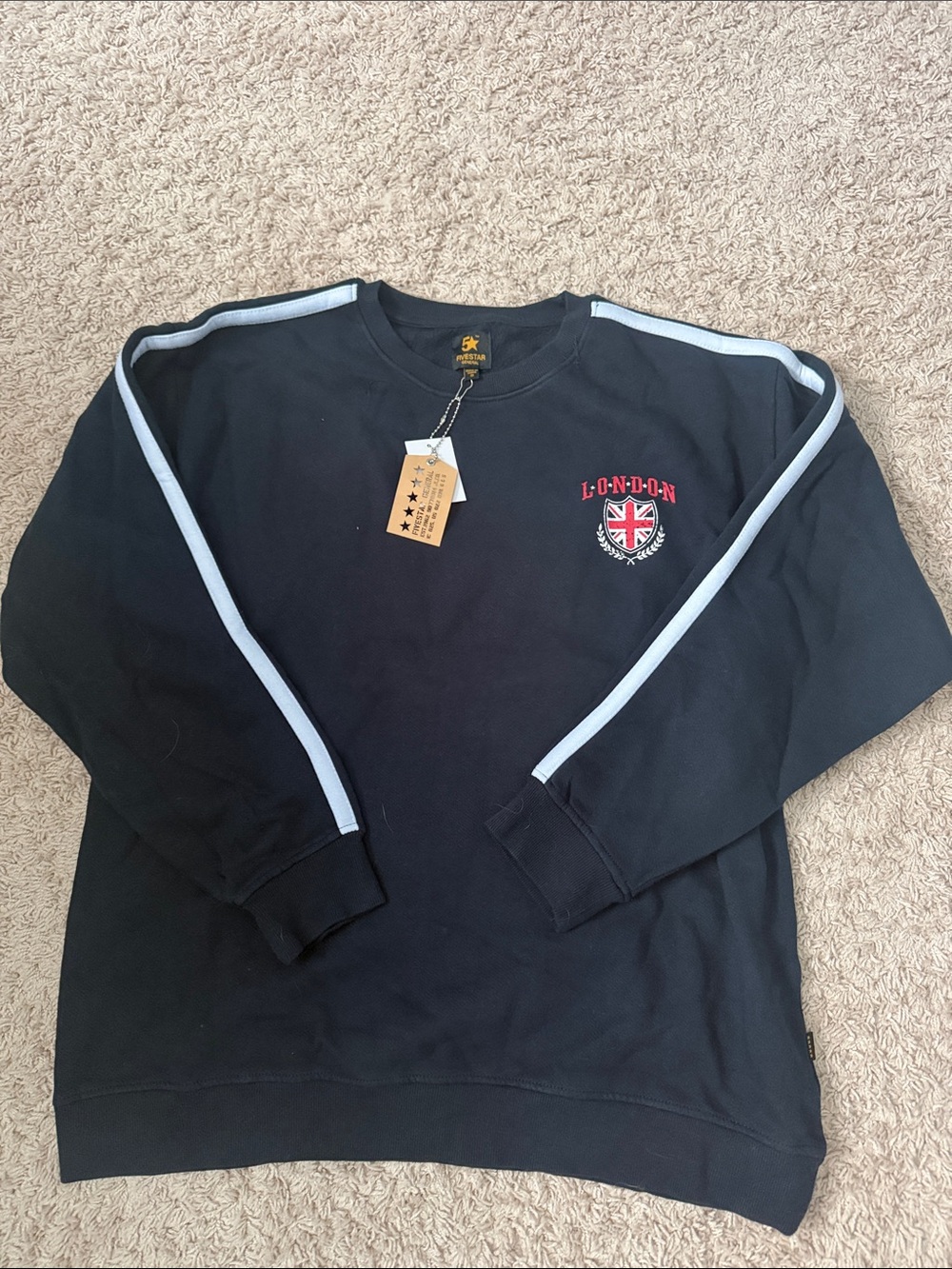 Five Star General brand sweatshirlt London Union Jack MEDIUM